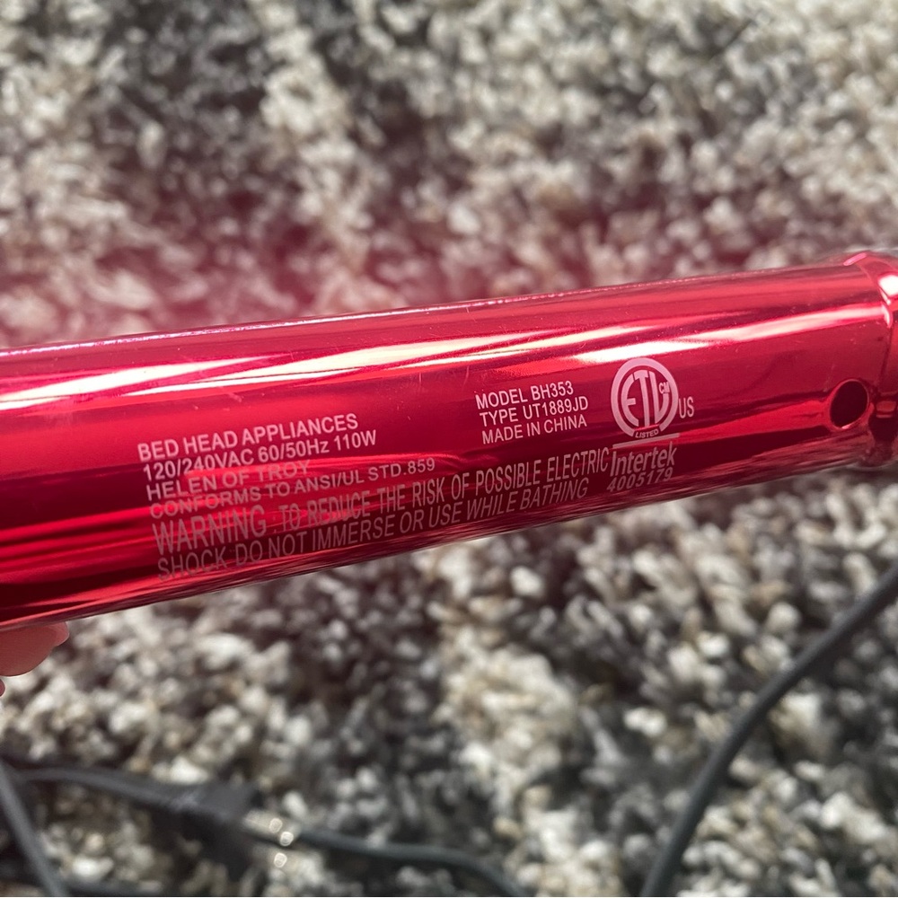 Nearly new TIGI Bed Head Curlipops 1 1/4” curling wand - Picture 3 of 7